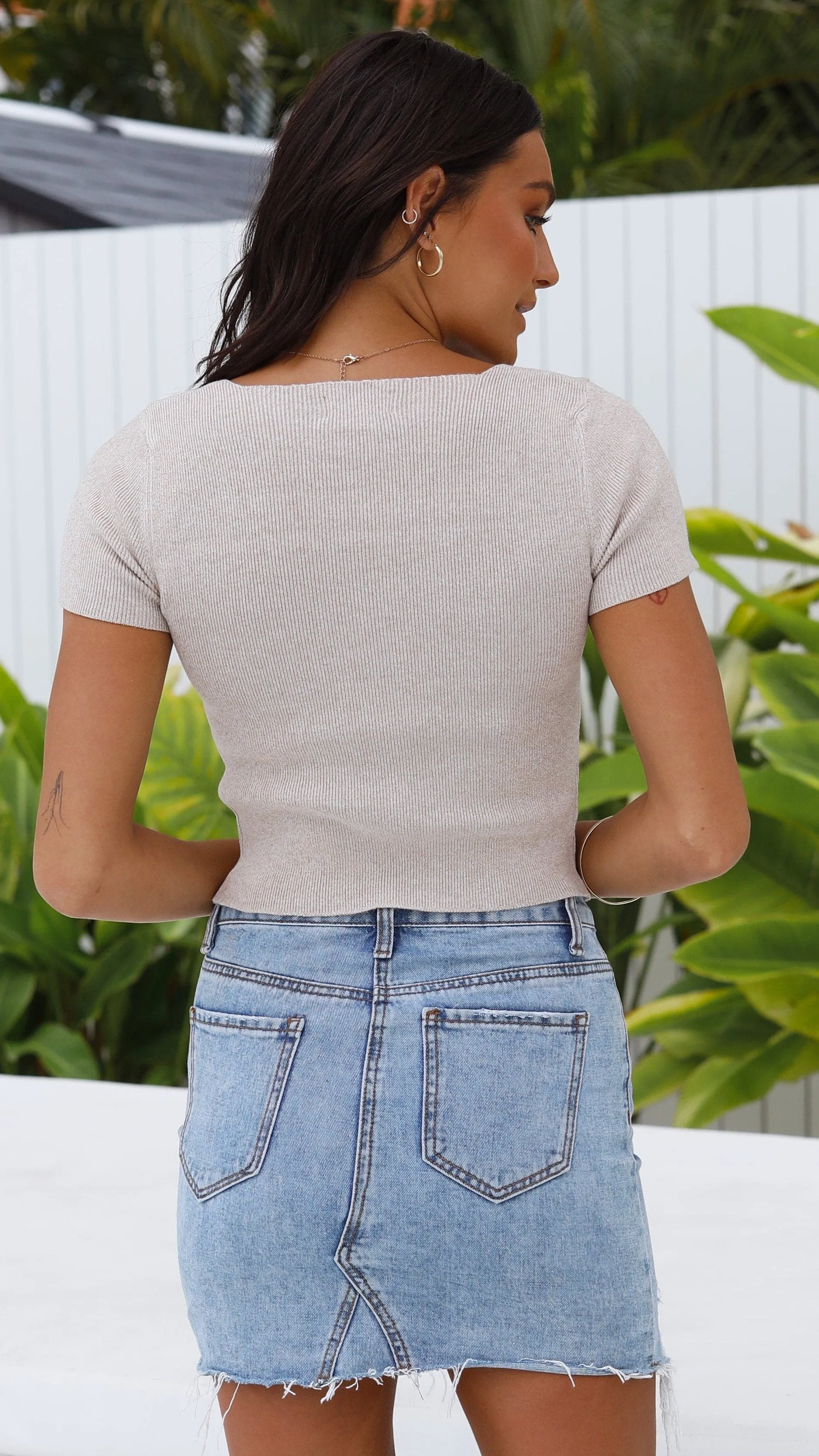 Abigail Top - Beige