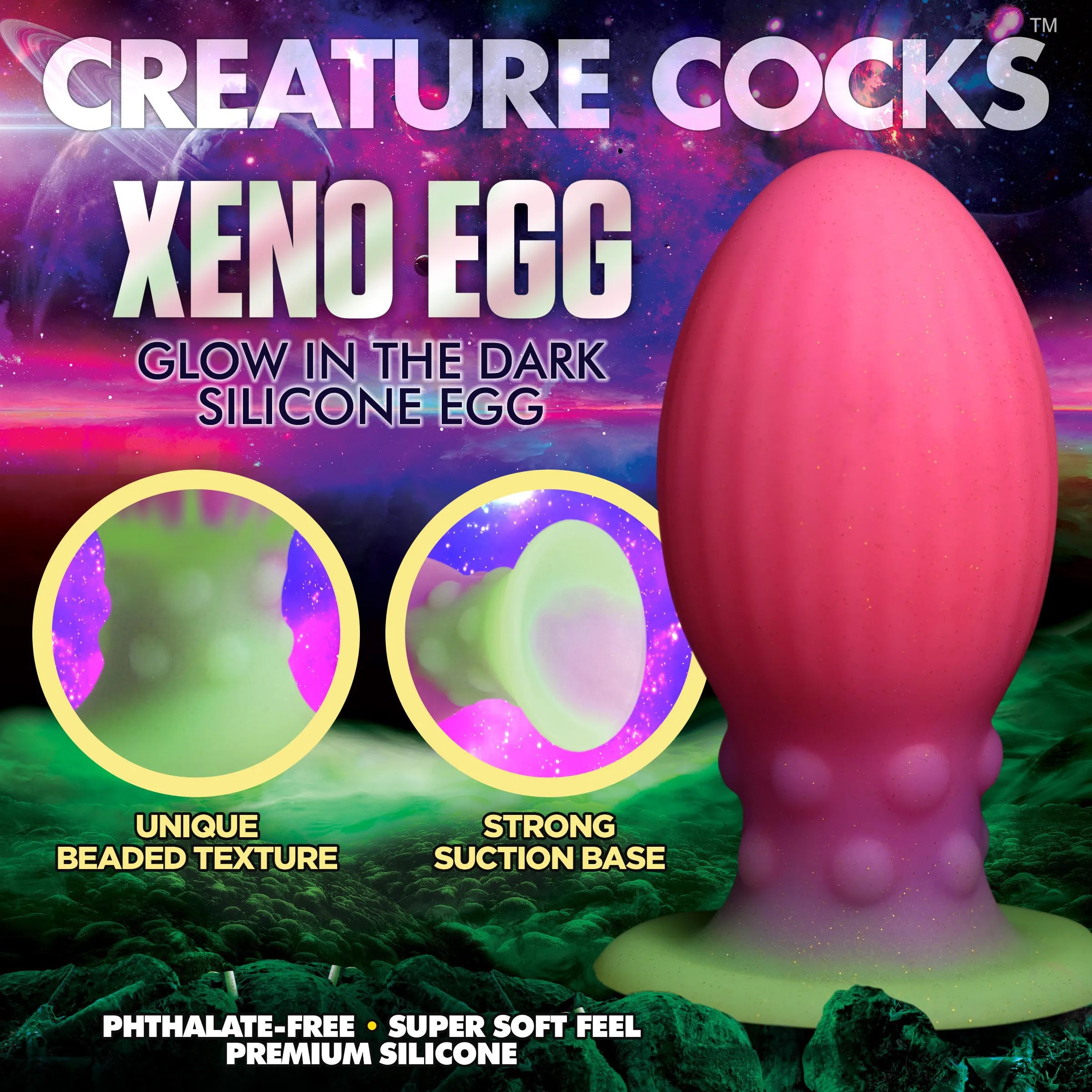 Alien Xeno Glow In The Dark Egg