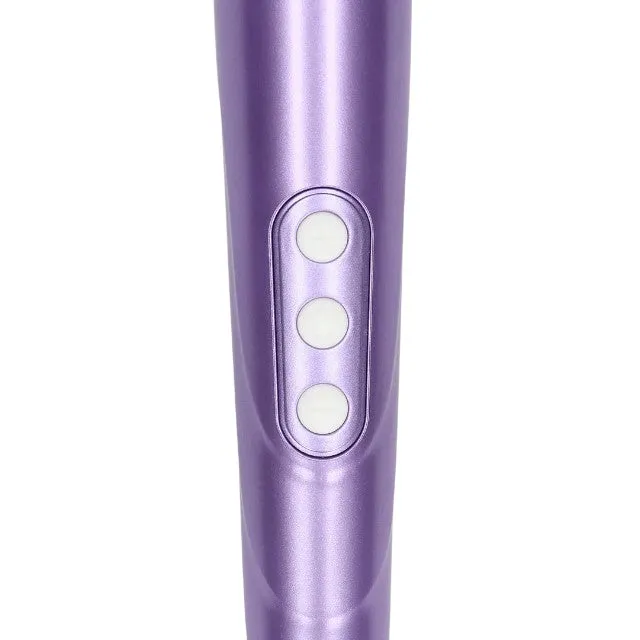 Aparat de masaj LOVELINE Wand Vibrator. pentru corp și zone intime. cu silicon ultra-moale. 6 funcții de vibrație. mov