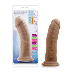 Au Naturel 8 in. Posable Dual Density Dildo Tan