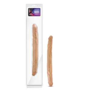 B Yours 14 in. Double Dildo Tan