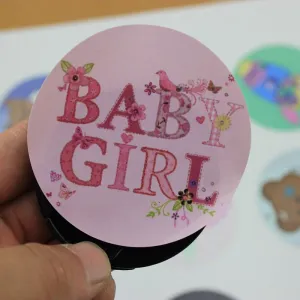 Baby Girl Vinyl Sticker