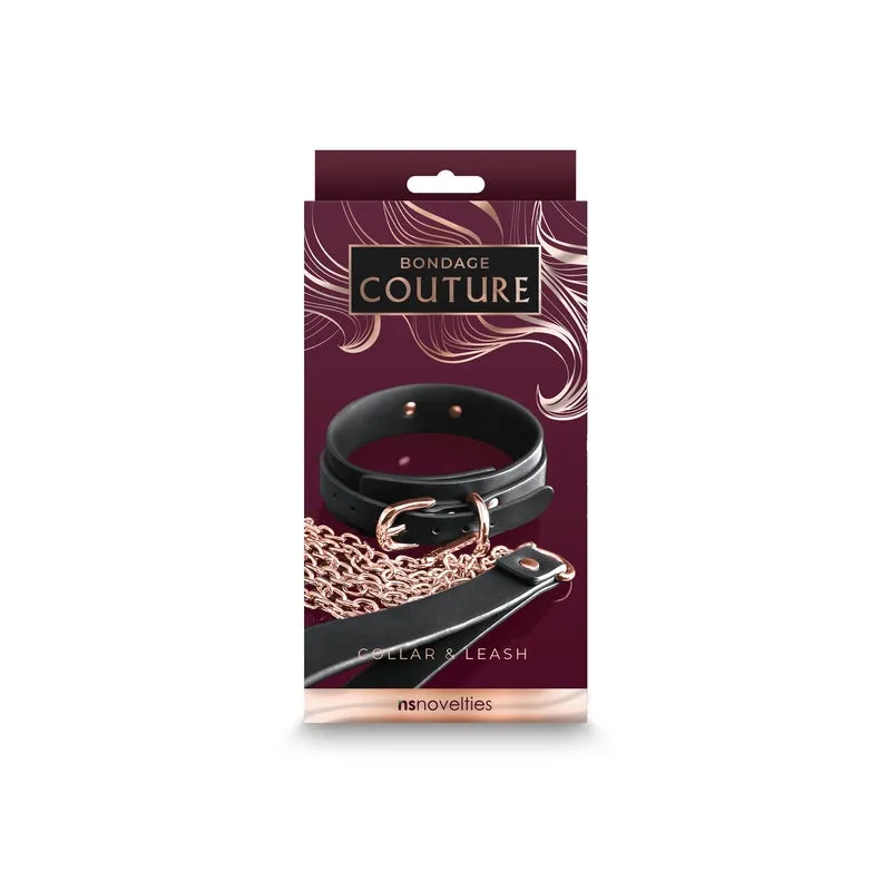 Bondage Couture Collar & Leash by NS Novelties