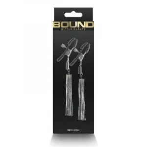 Bound D2 Nipple Clamps Tassels by NS Novelties