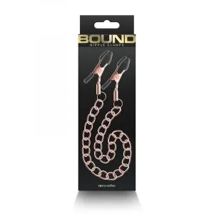 Bound DC2 Nipple Clamps Chains by NS Novelties