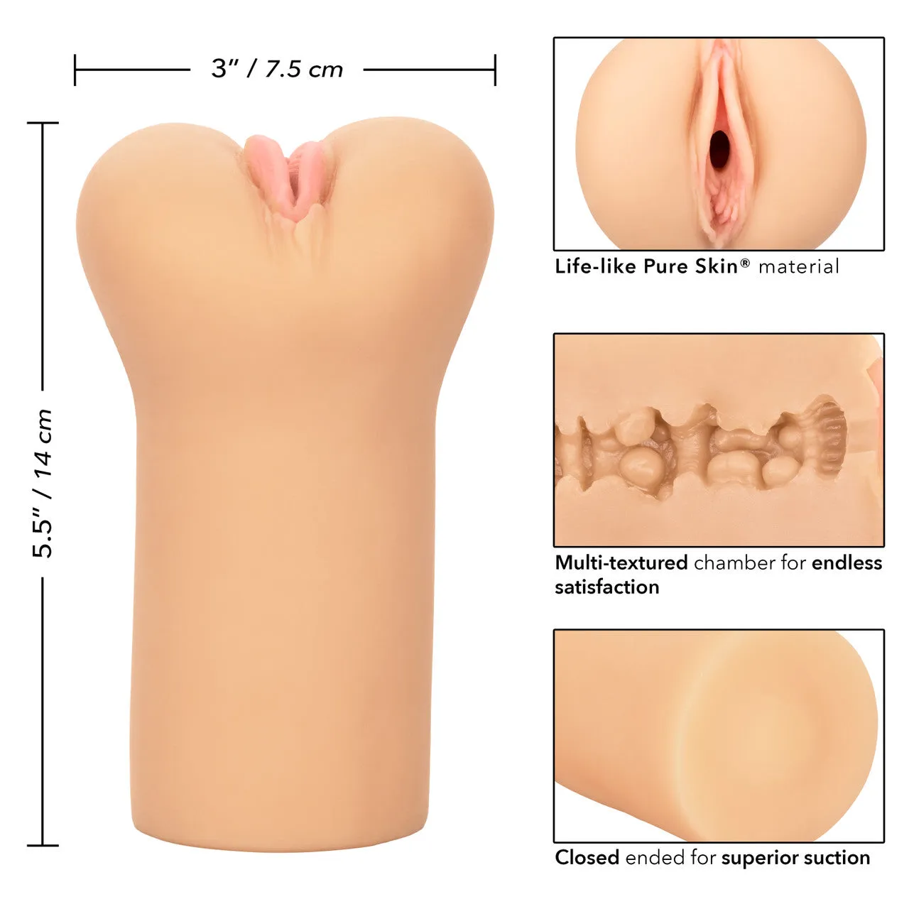 Boundless™ Vulva Masturbator by Cal Exotics