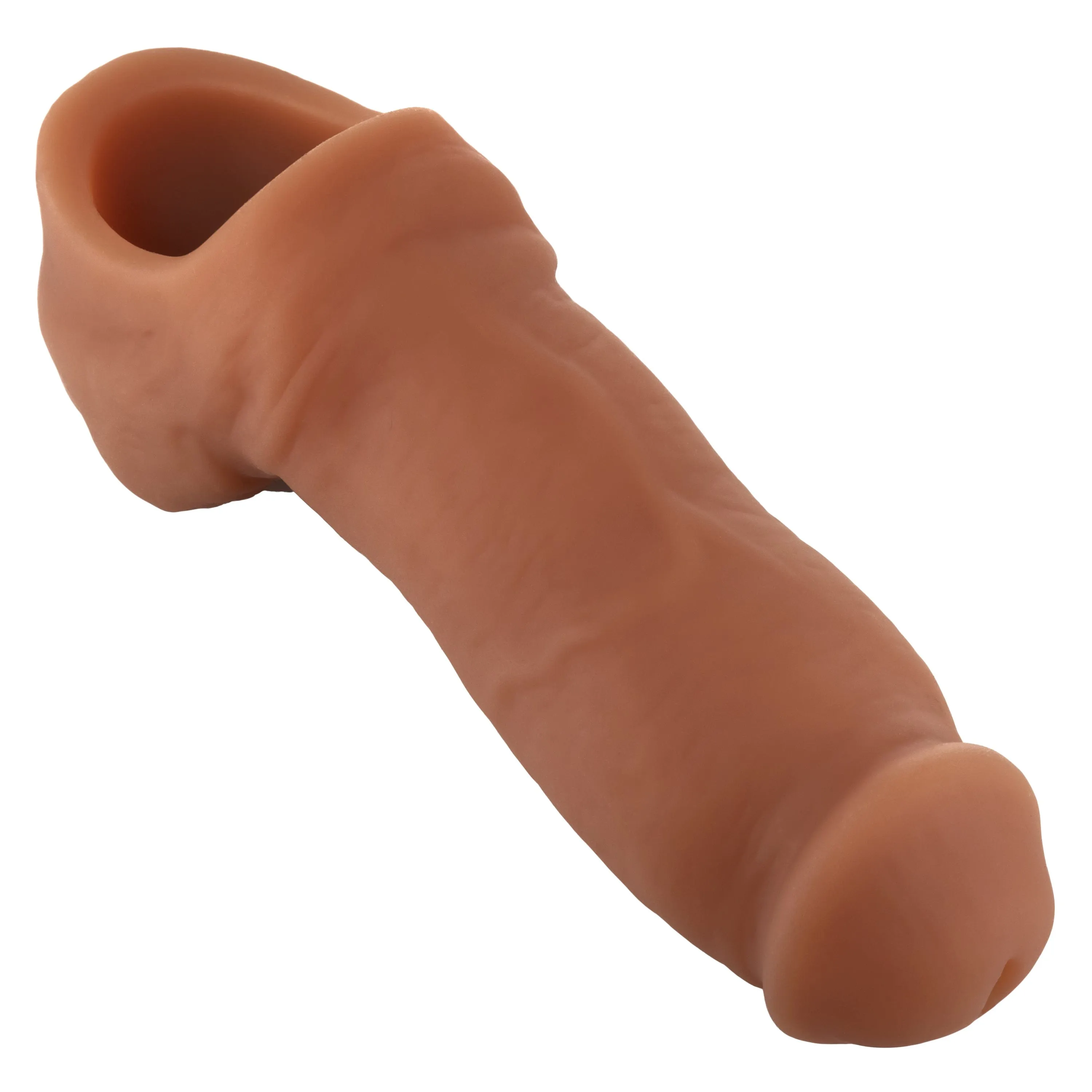 California Exotics - Packer Gear Ultra Soft Silicone STP Hollow Dildo 5 (Brown)