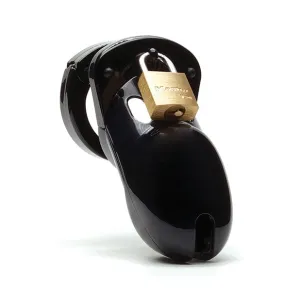CBX - CB-3000 3 Chastity Cock Cage and Lock Set (Black)
