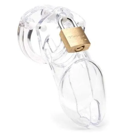 CBX - CB-6000 3 1/4 Chastity Cock Cage and Lock Set