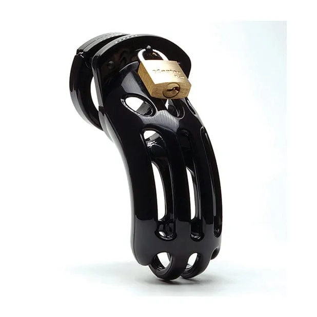 CBX - The Curve 3 3/4 Curved Cock Cage and Lock Chastity Set