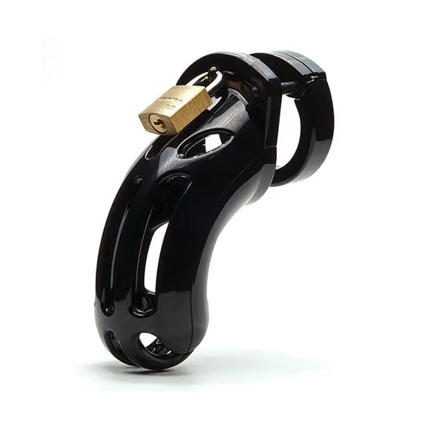 CBX - The Curve 3 3/4 Curved Cock Cage and Lock Chastity Set