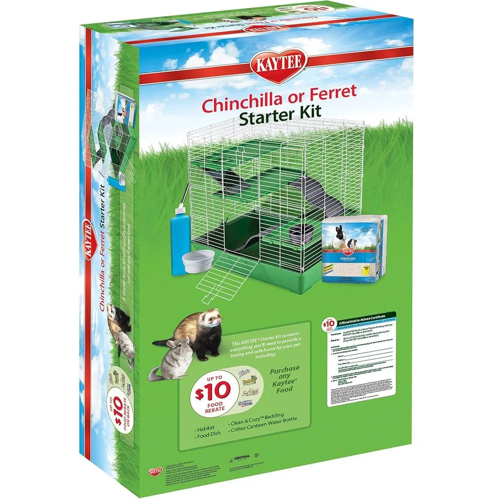 CENTRAL Garden & Pet 100542614 Kaytee My First Home Starter Kit Habitat for Pet Ferrets or Chinchillas