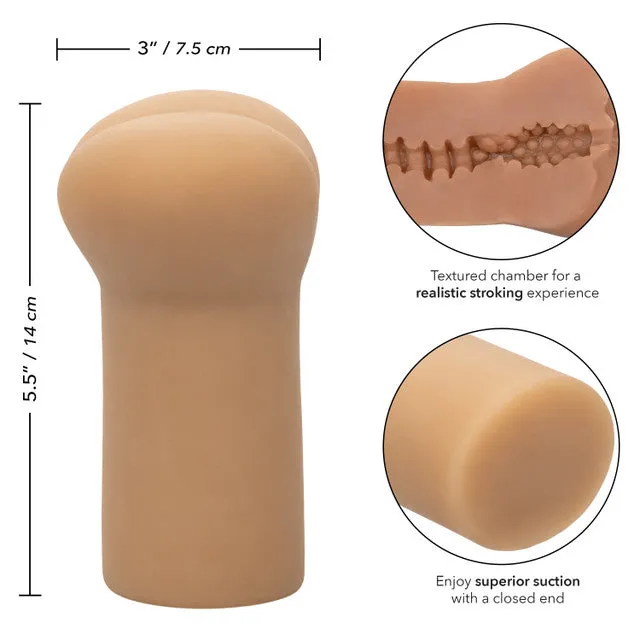 Cheap Thrills® Leather Daddy Masturbator by Cal Exotics