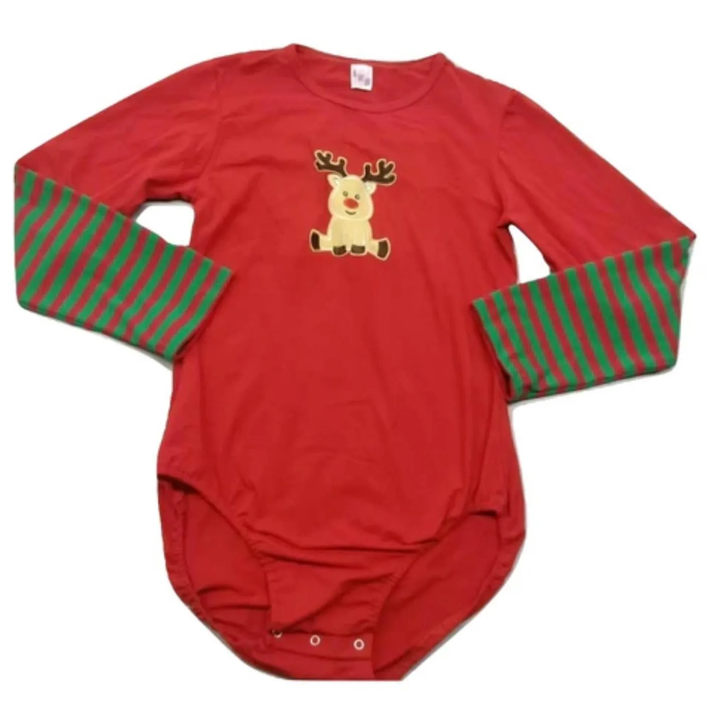 Christmas Reindeer Cotton Bodysuit