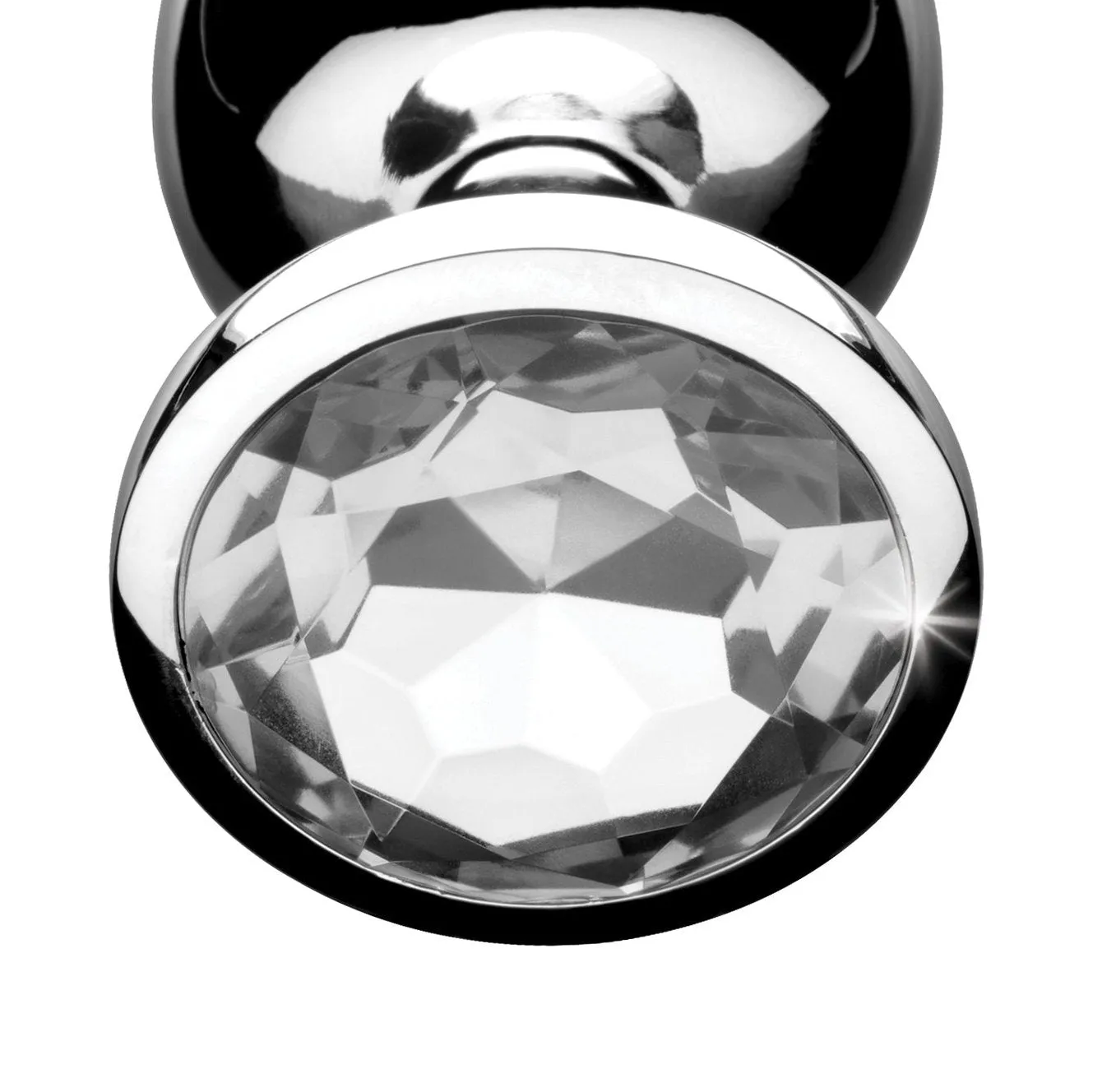 Clear Gem Anal Plug