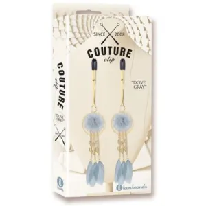 Couture Clips Dove Gray Nipple Clamp by Icon