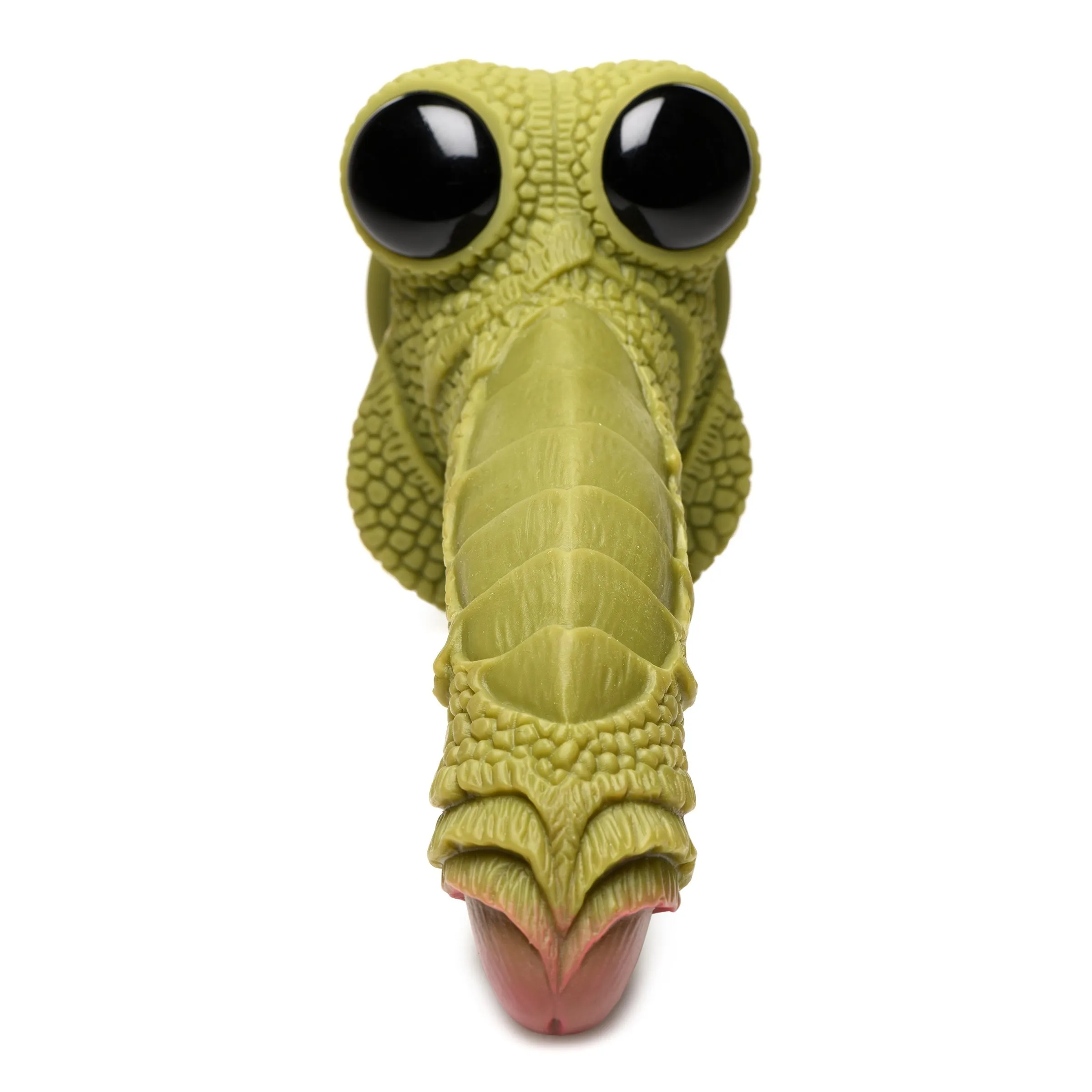 Creature Cock  Swamp Monster Green Scaly Silicone Dildo Sex Toy