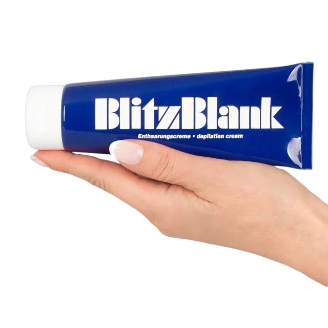 Cremă depilatoare BLITZBLANK. pentru îndepărtarea părului. formulă delicată și hidratantă. 125 ml