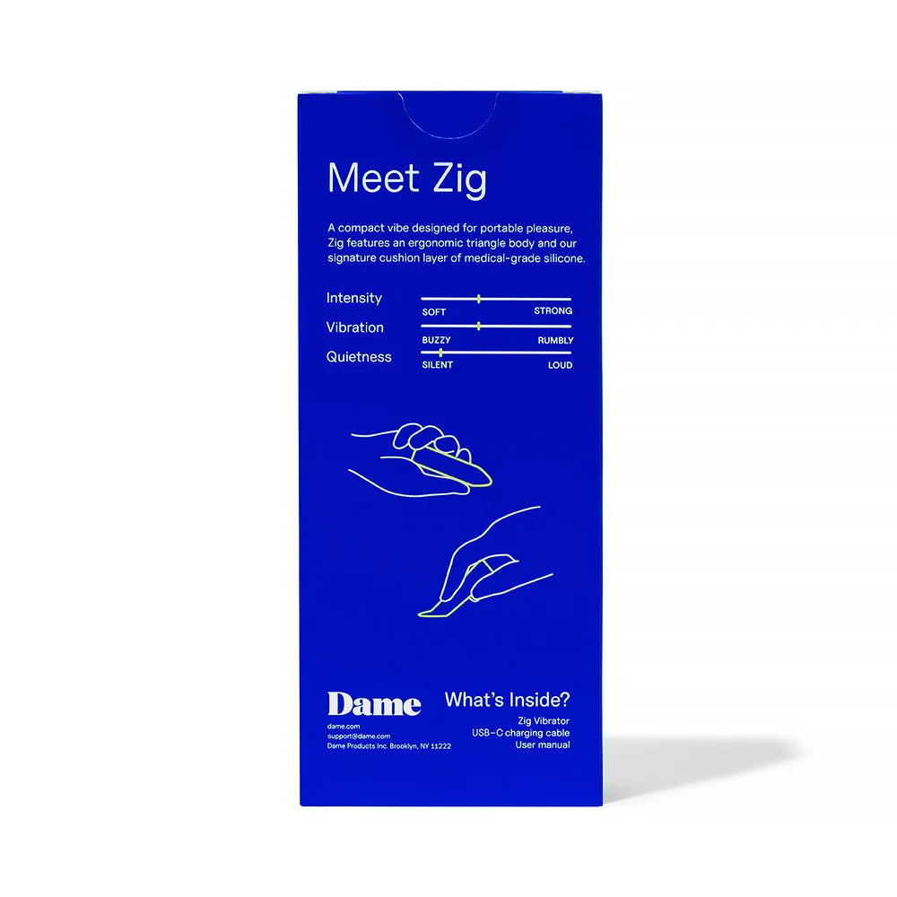 Dame Zig Lipstick Vibrator Pink