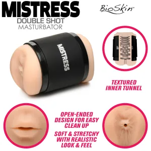 Double Shot Mouth And Ass Stroker