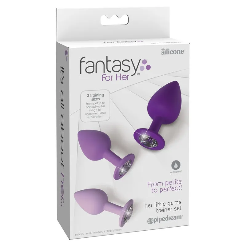 Fantasy For Her - Her Little Gems Anal Plug Set 3pk by Pipedream Products®