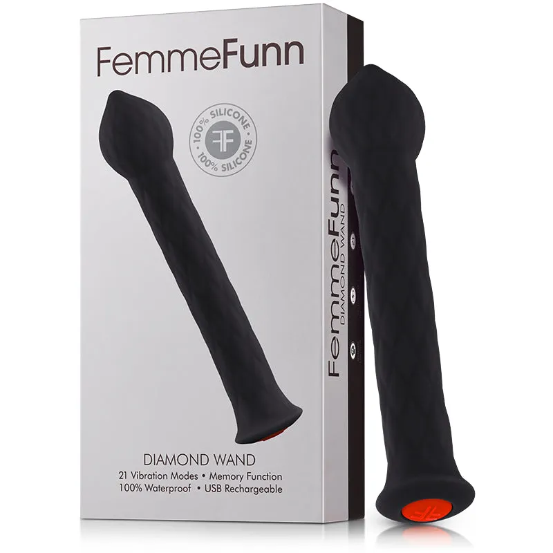 Femme Funn Diamond Wand - Black