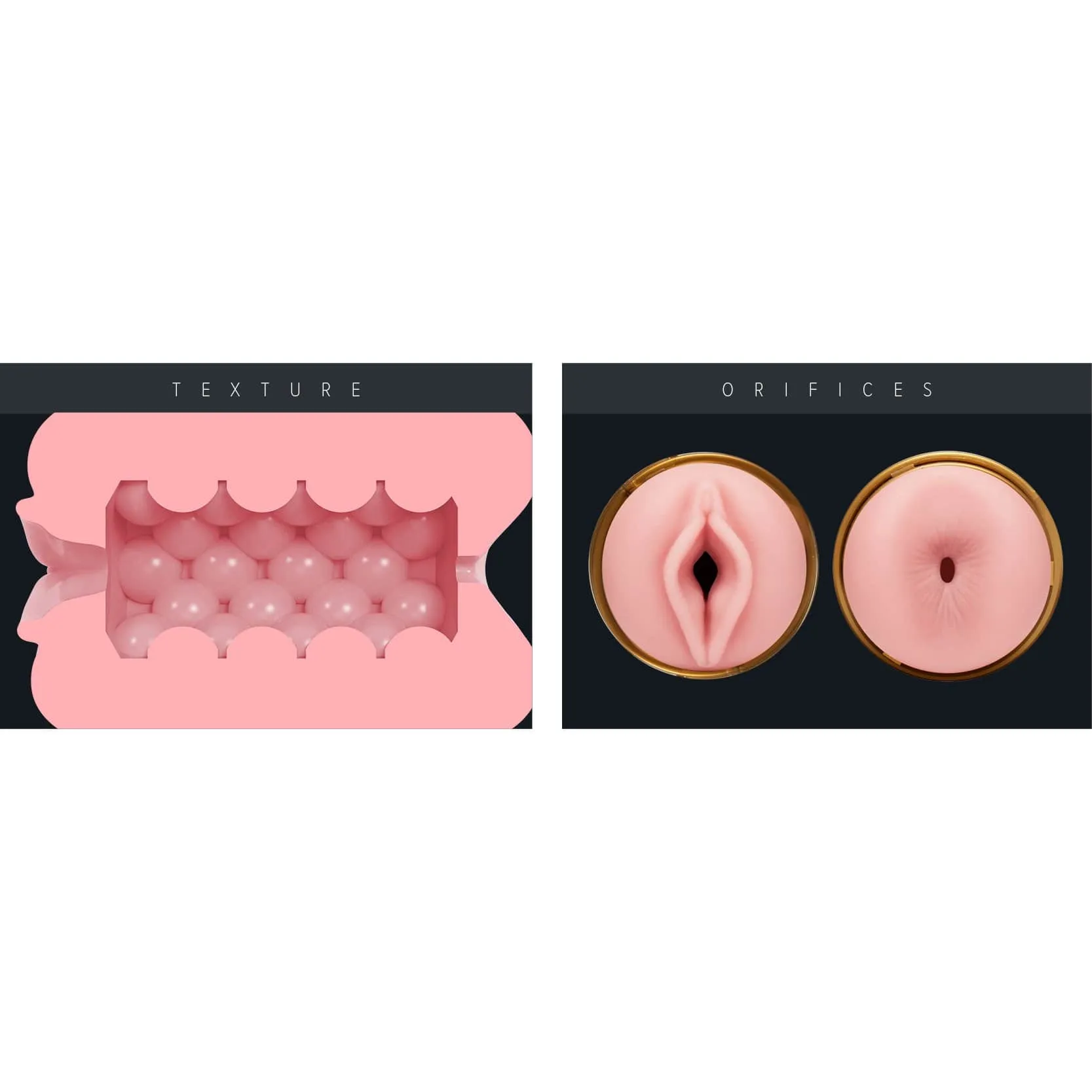 Fleshlight - Stamina Training Unit Quickshot Lady & Butt Masturbator (Beige)