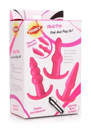 Frisky Thrill Trio Pink Anal Set