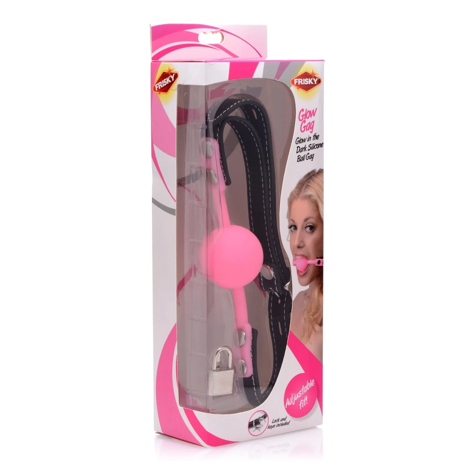 Glow Gag Glow In The Dark Silicone Ball Gag