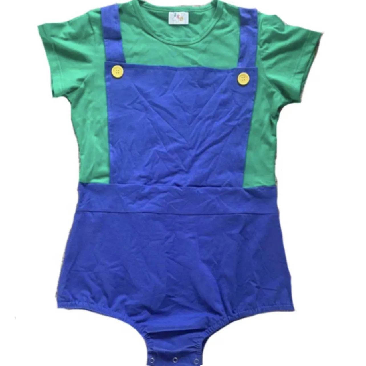 Green/Blue Video Game Cotton Bodysuit