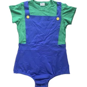 Green/Blue Video Game Cotton Bodysuit