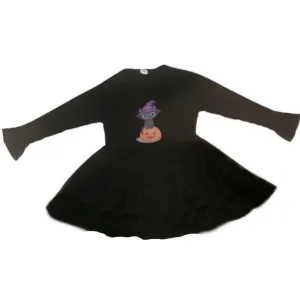 Halloween Kitty Long Sleeve Dress
