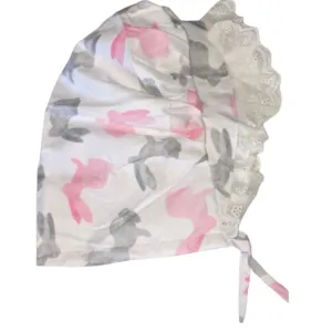 Hip Hop Bunnies Adult Baby Bonnet