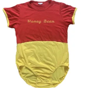 Honey Bear Cotton Bodysuit
