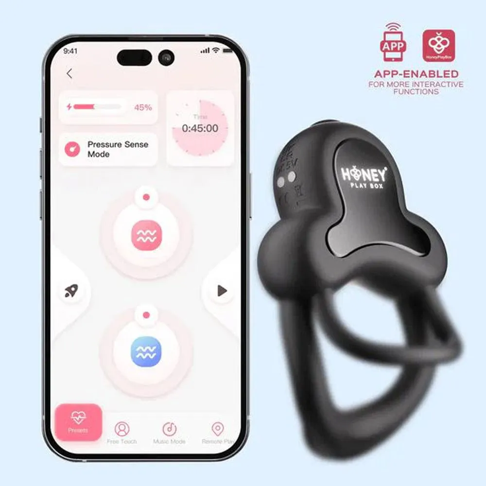 Honey Play Box Anello Vibrating Double Cock Ring
