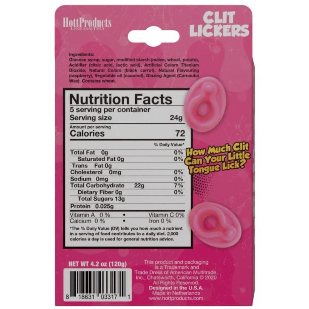 Hott Products Clit Lickers Clit Shaped Gummies