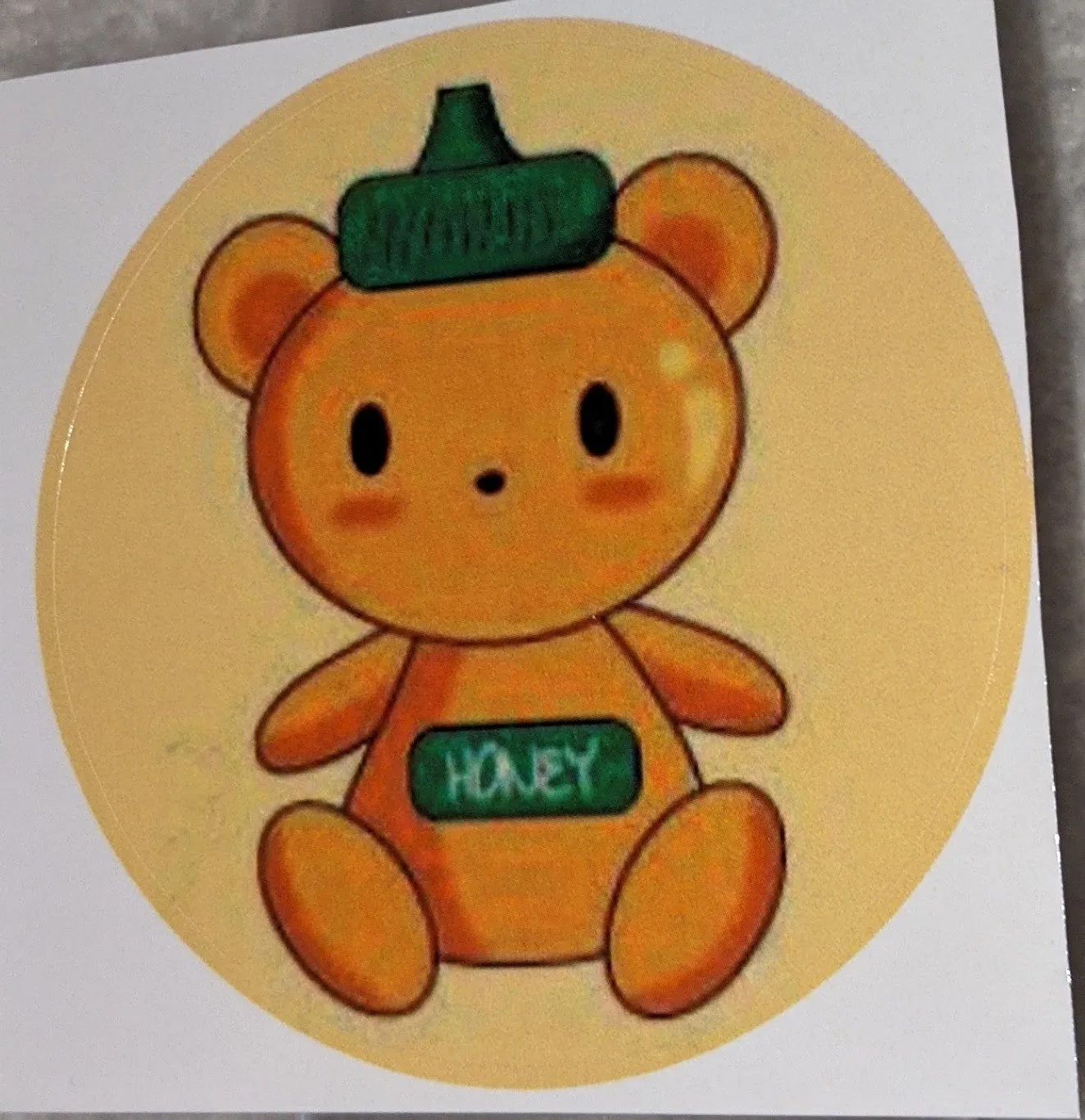 Hunny Bunny Vinyl Sticker