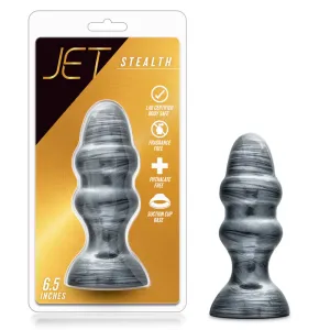 Jet Stealth 6.5 in. Anal Plug Carbon Metallic Black