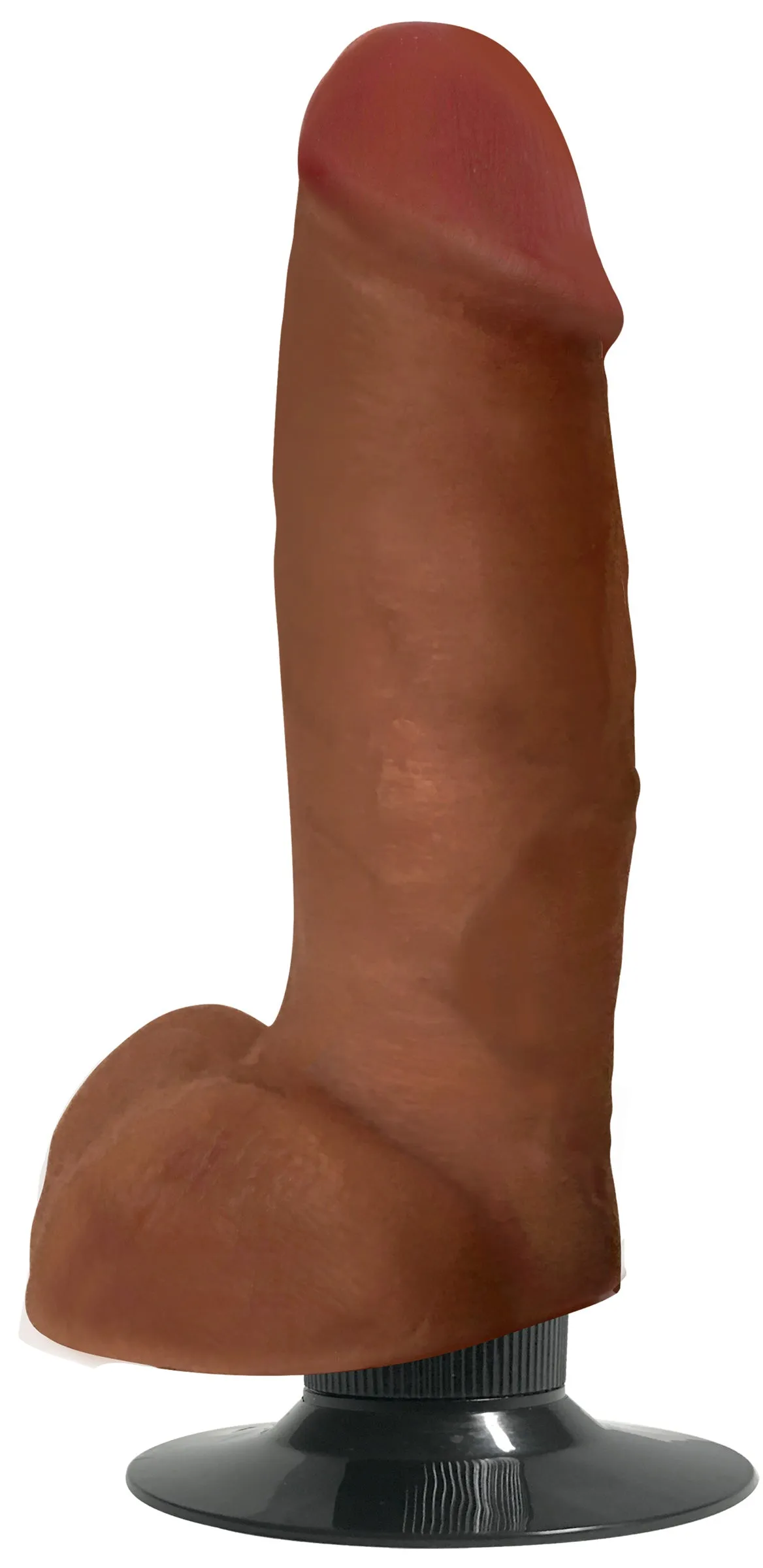 Jock Dark Bareskin Vibrating Dildo With Balls