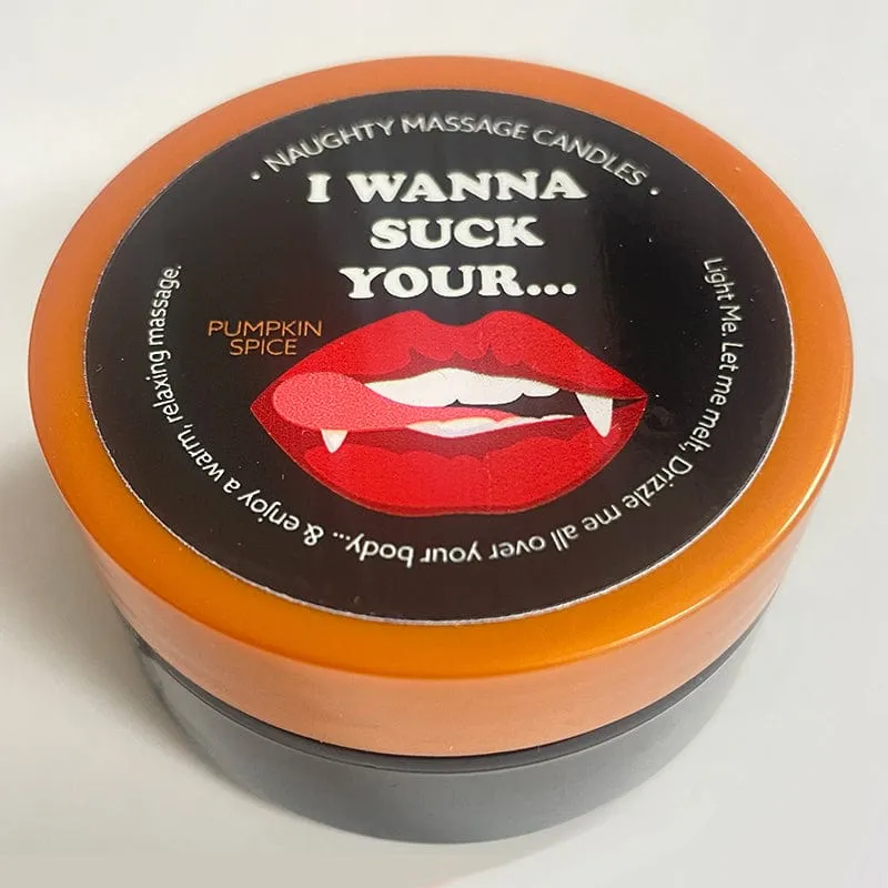 Kama Sutra Massage Candle I Wanna Suck Pumpkin Spice
