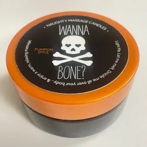 Kama Sutra Massage Candle WANNA BONE Pumpkin Spice