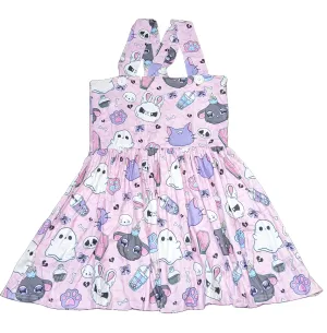 Kawaii Goth Suspender Skirt Dress