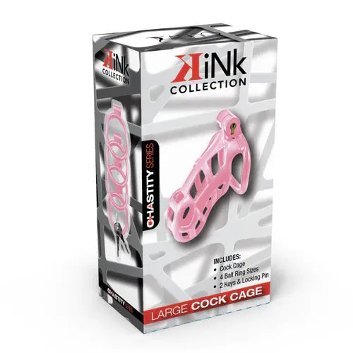 Kink Locking Cock Chastity Cage Large by Kink Collection