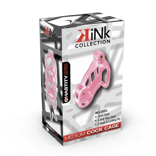 Kink Locking Cock Chastity Cage Medium by Kink Collection