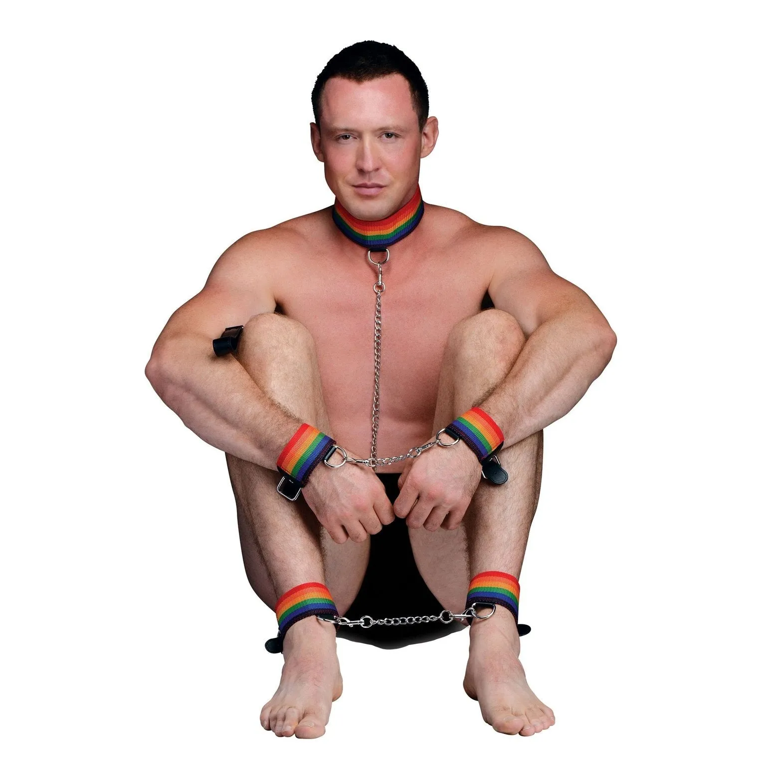 Kinky Pride Rainbow Bondage Set