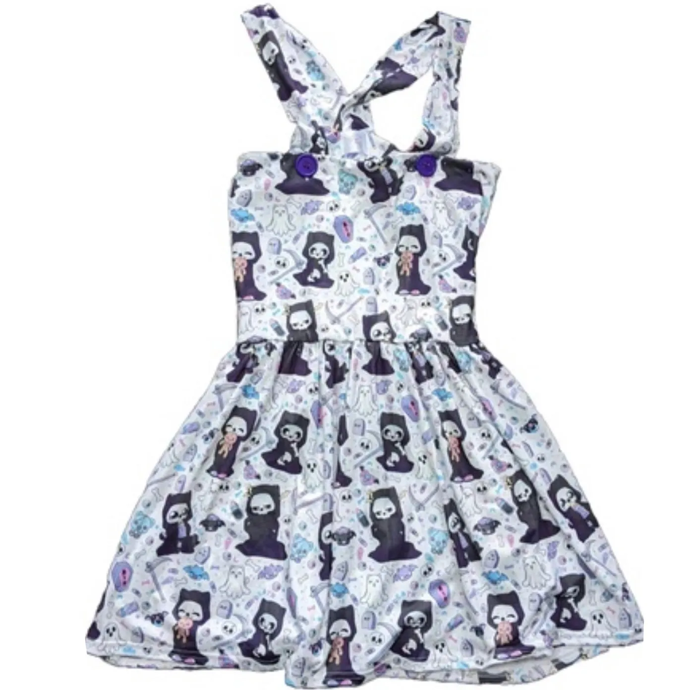 Lil Death Suspender Skirt Dress