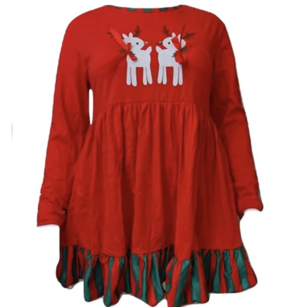 Lil Reindeer Christmas Dress