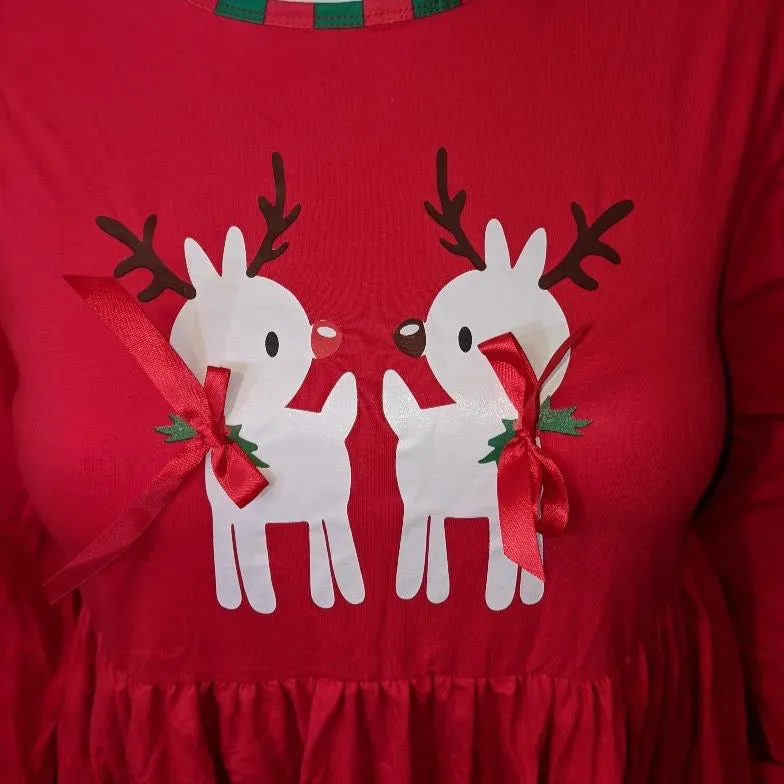 Lil Reindeer Christmas Dress