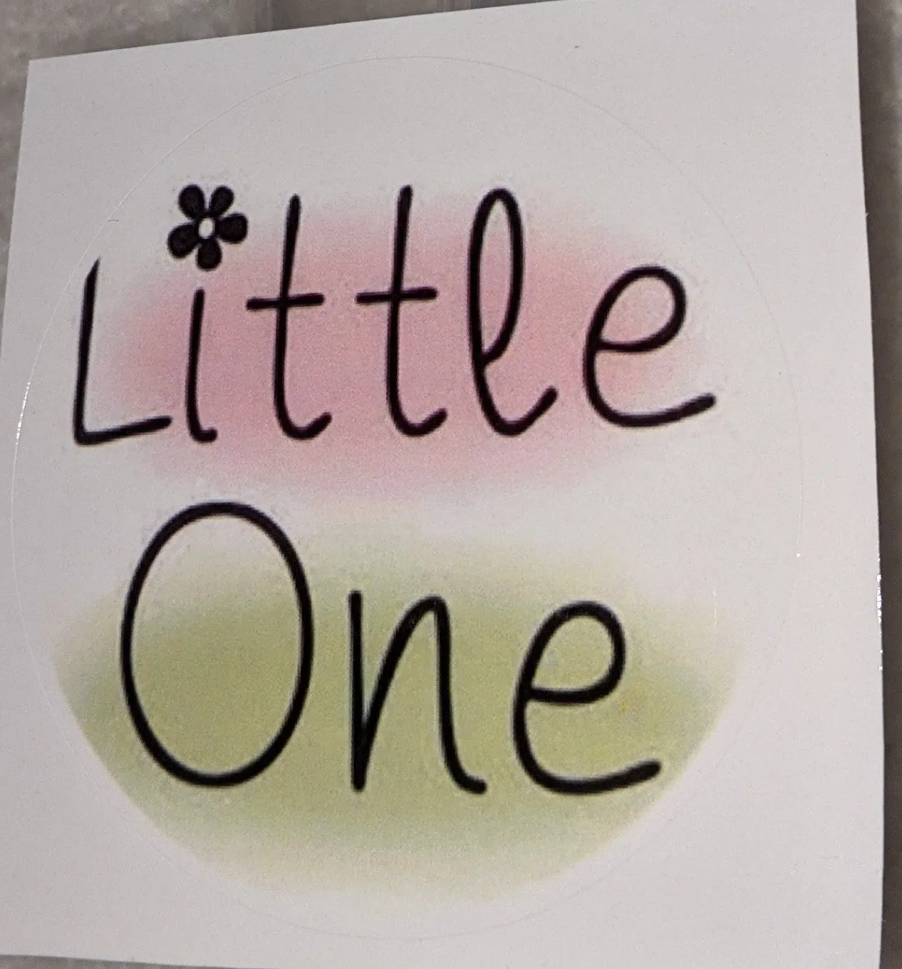 Little One Vinyl Sticker