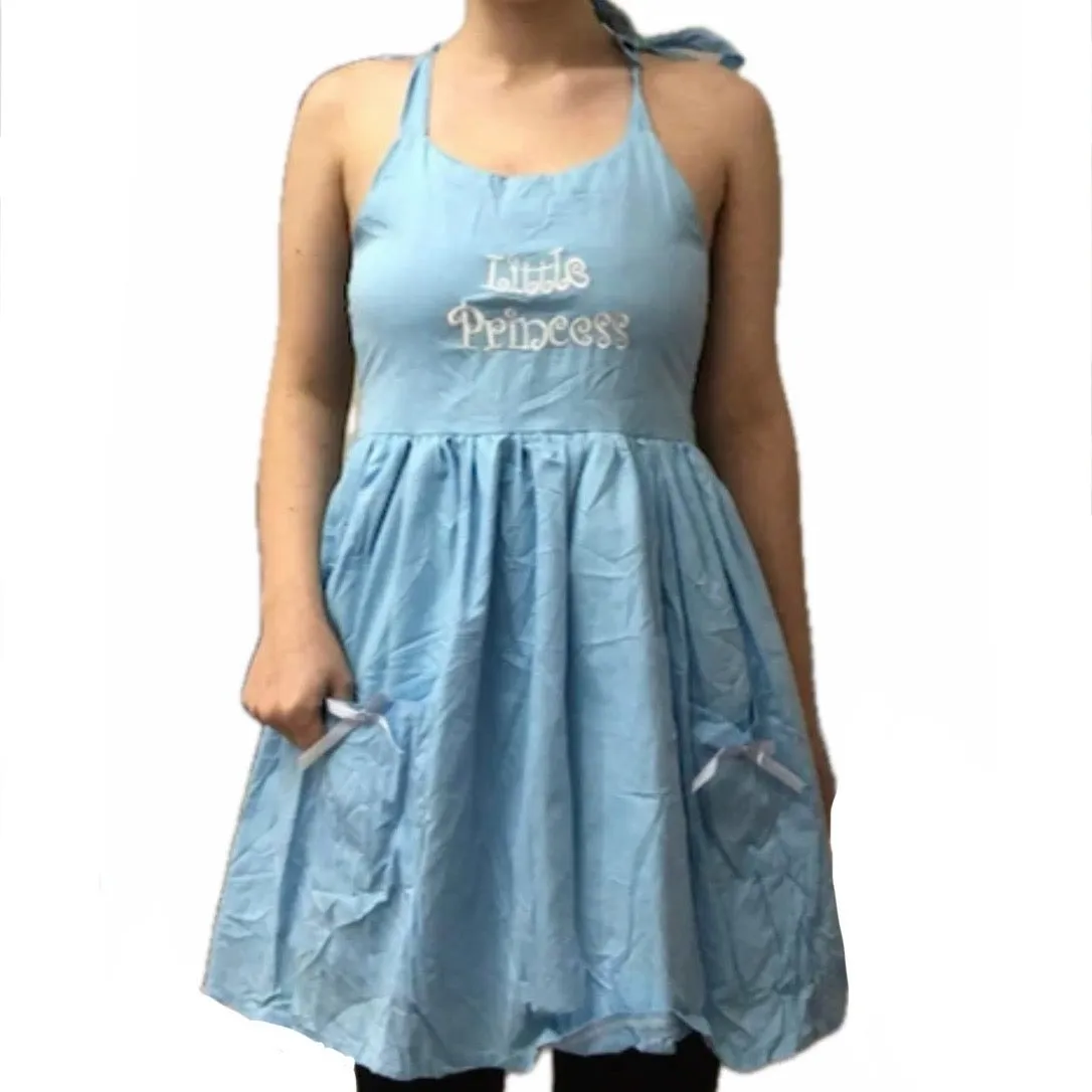 Little Princess Embroidered Halter Dress